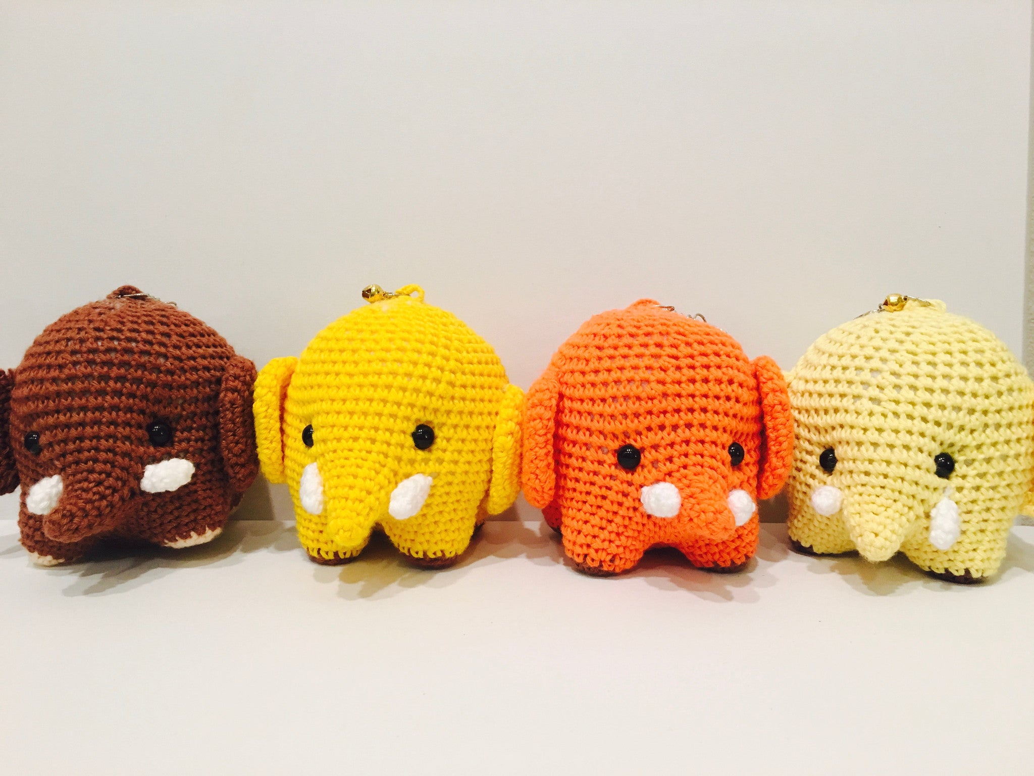 Crochet Dolls : Elephant's Keychain