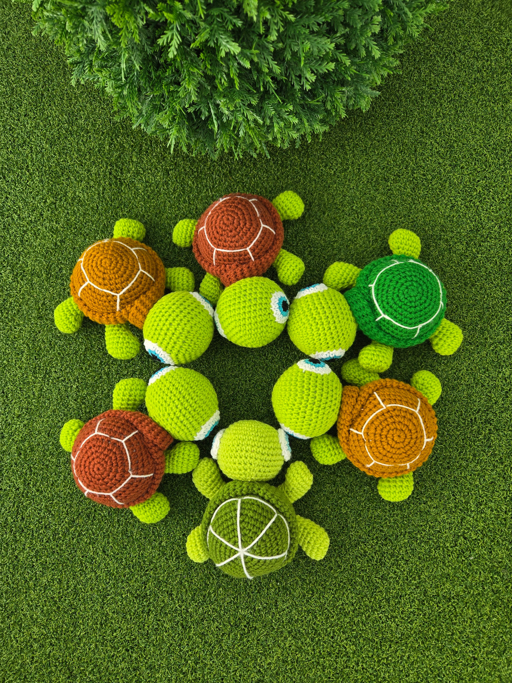 Handmade Crochet Turtle Plush Toy