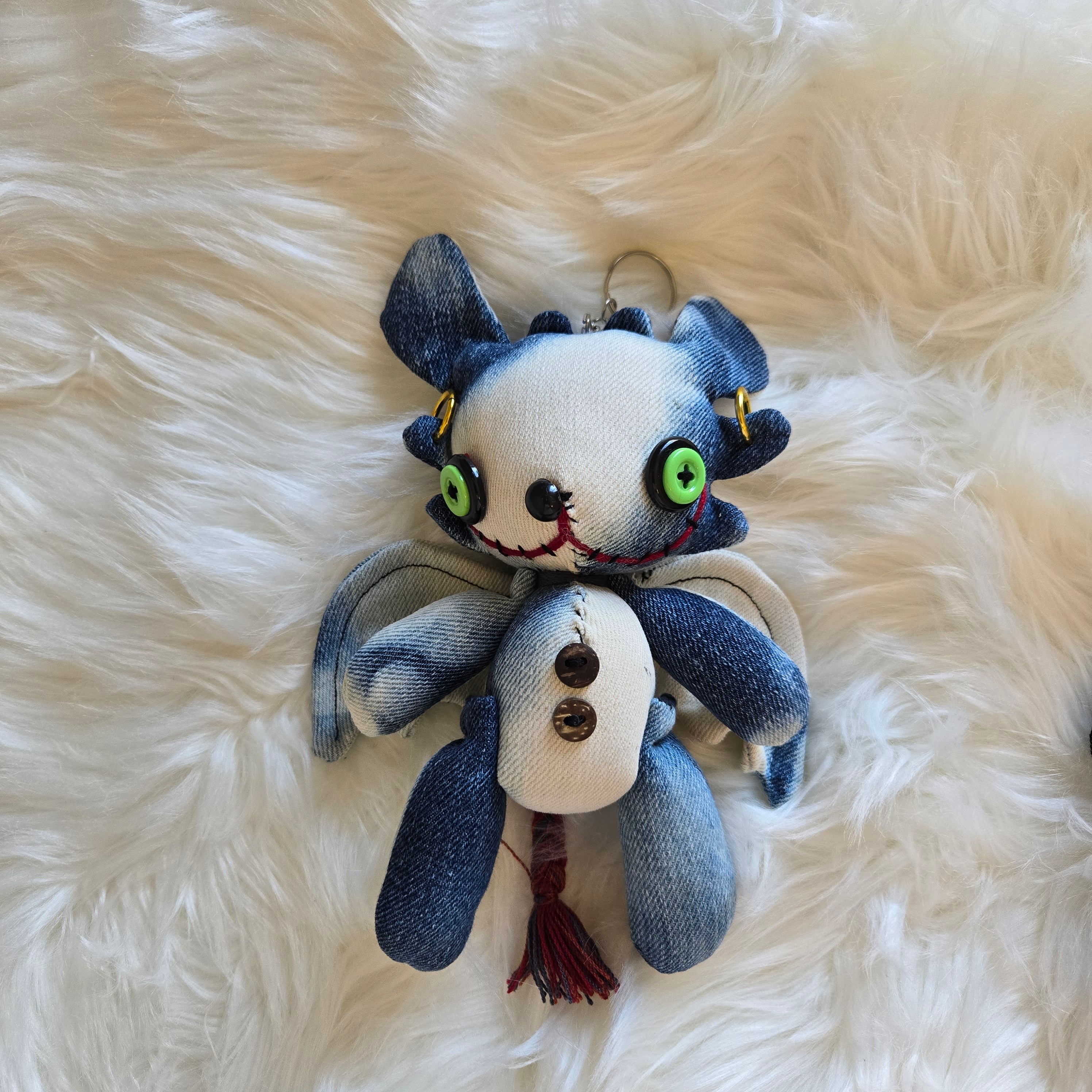 Denim Keychain