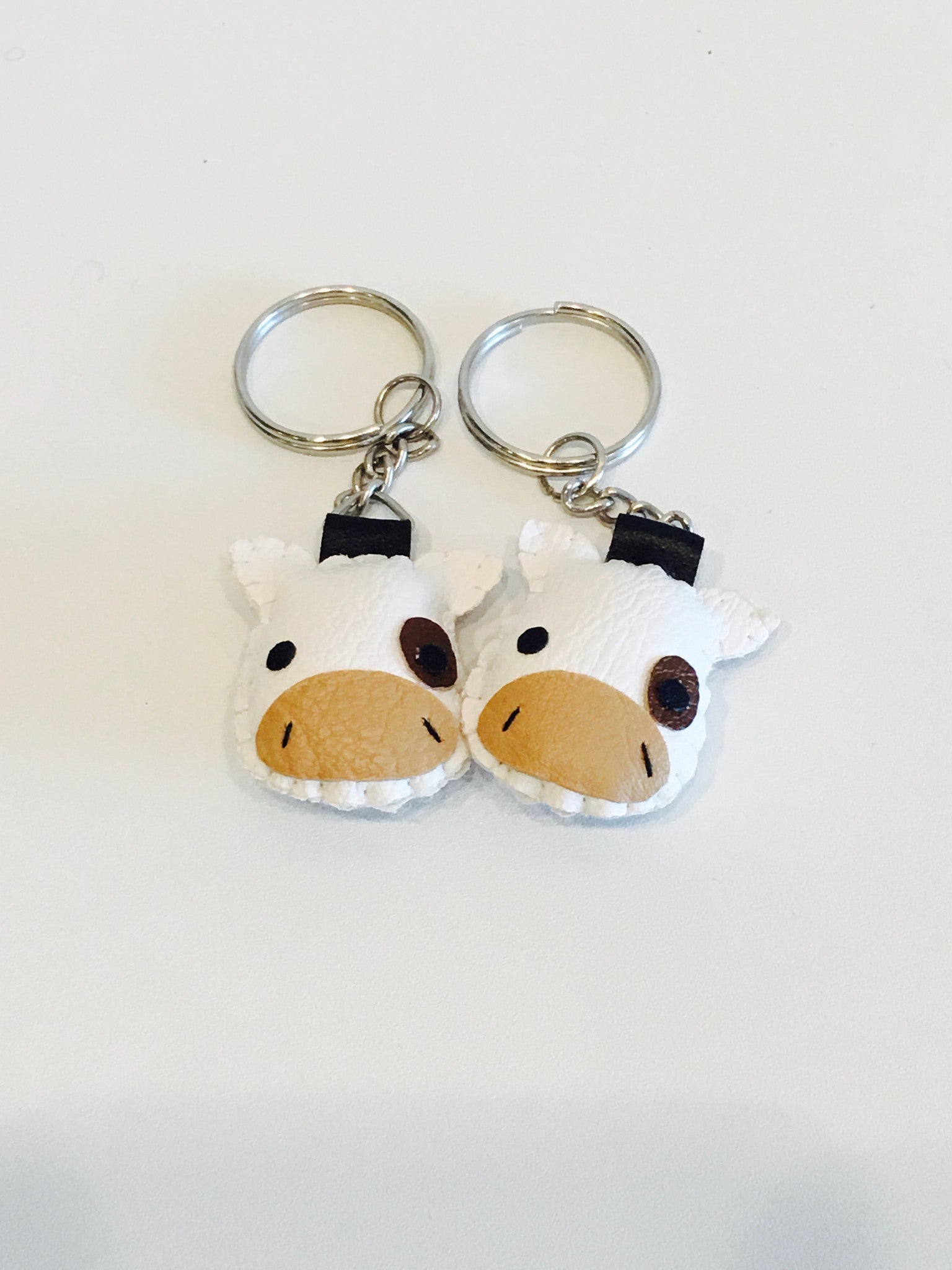 Mini Leather Keychain