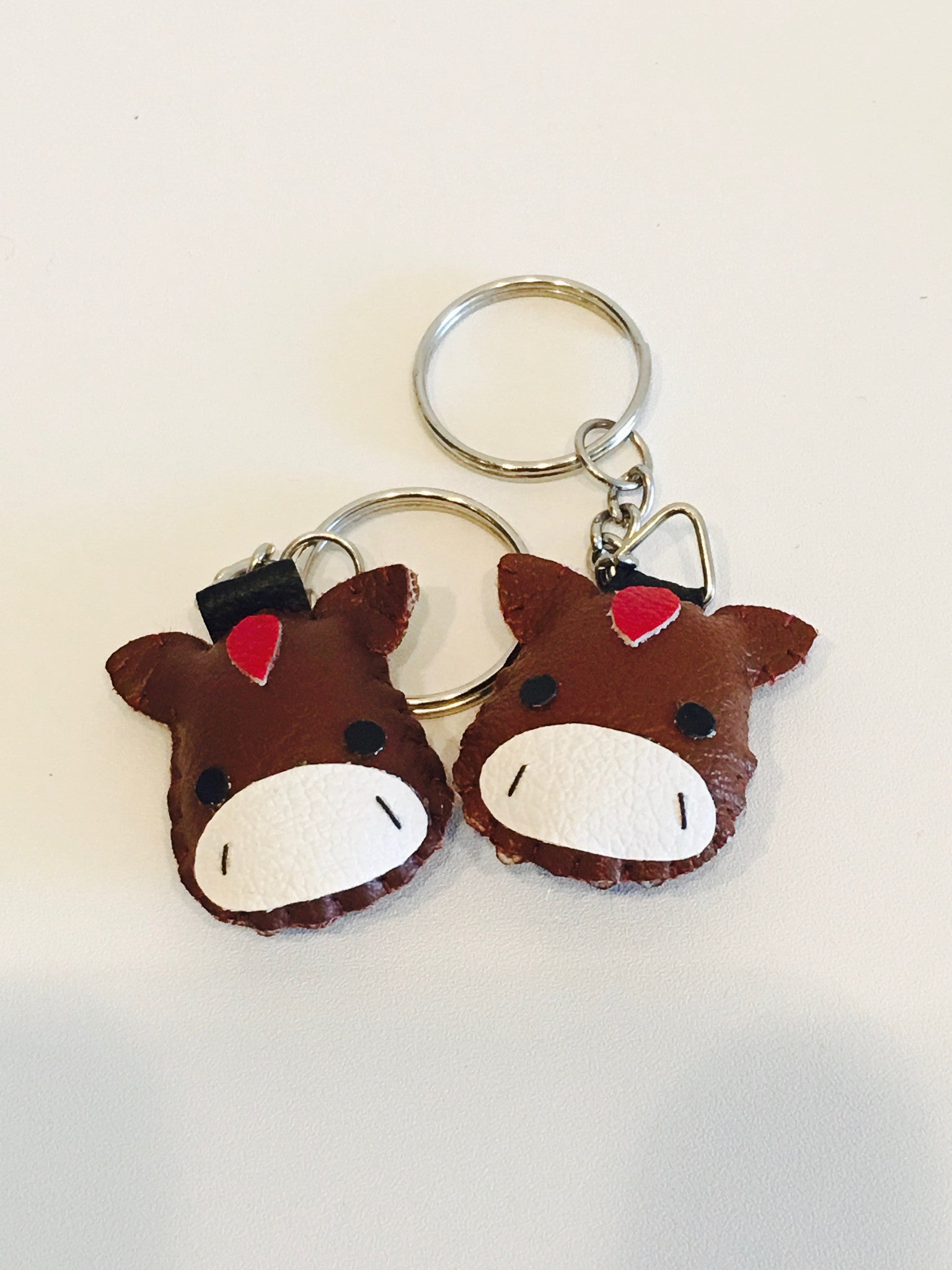Mini Leather Keychain
