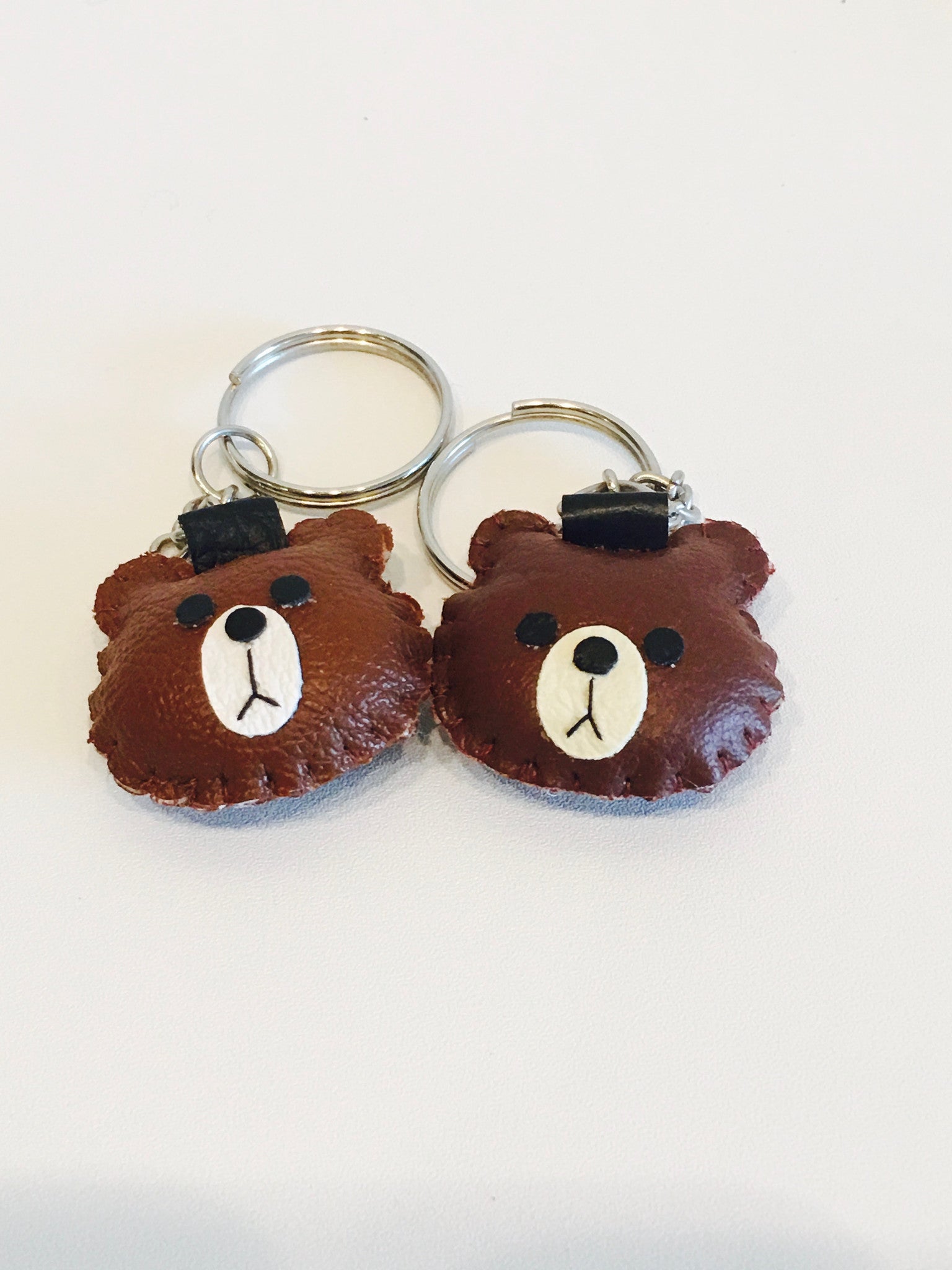 Mini Leather Keychain
