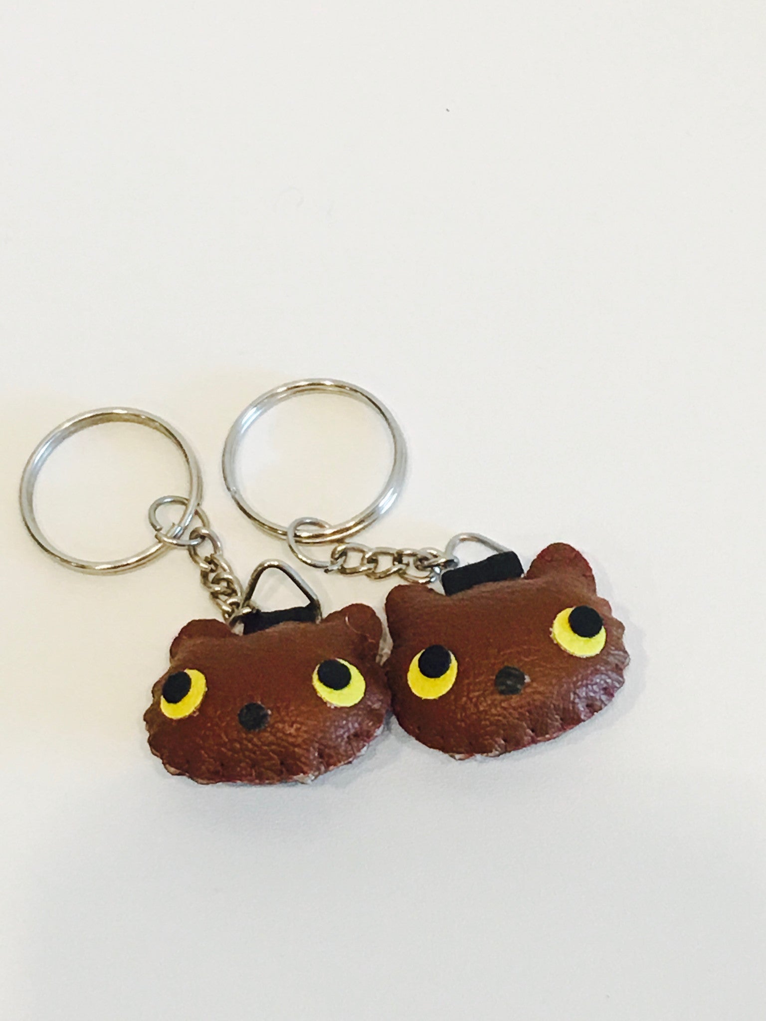 Mini Leather Keychain