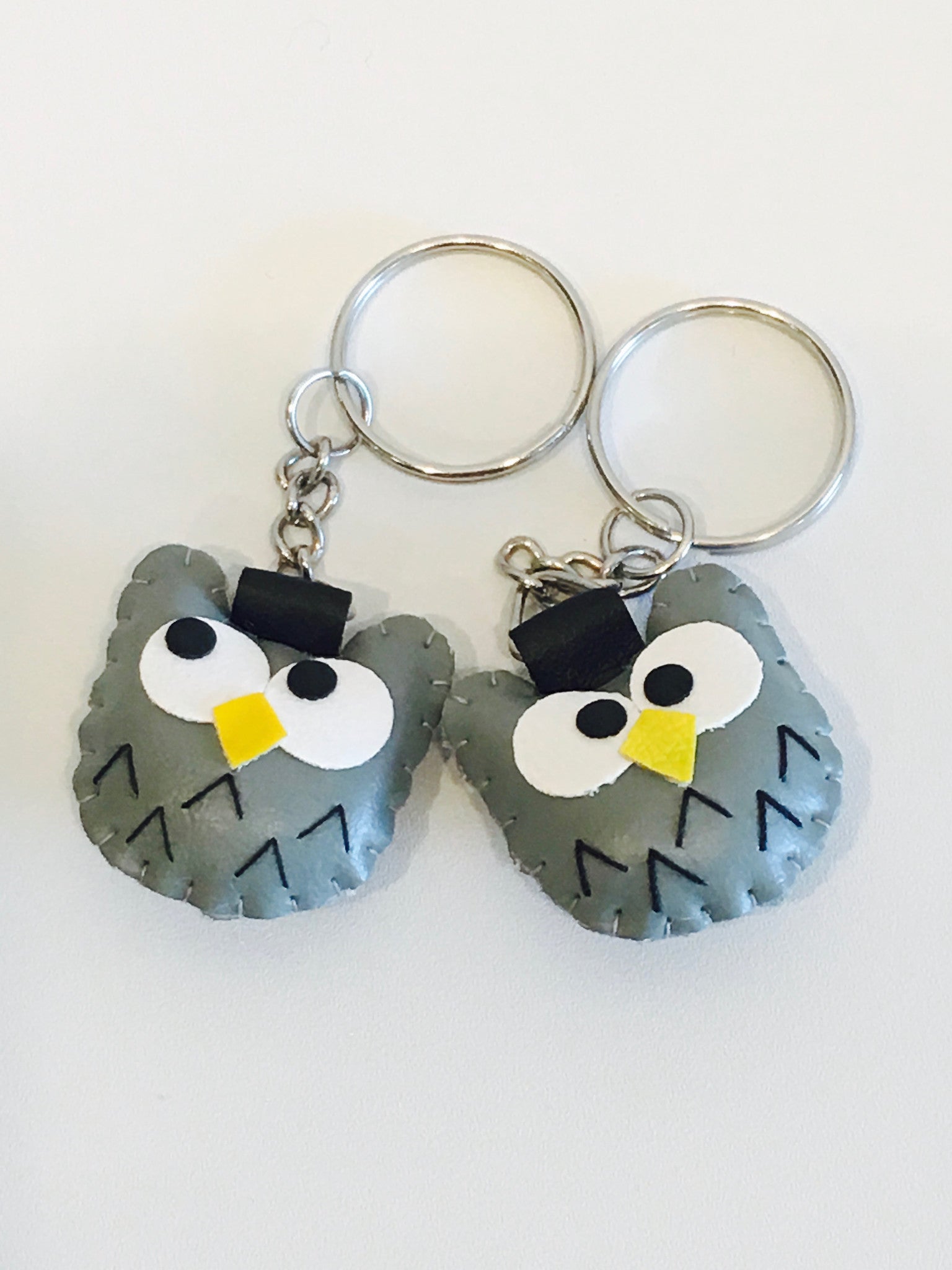 Mini Leather Keychain